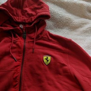 Puma ferrari red hoodie